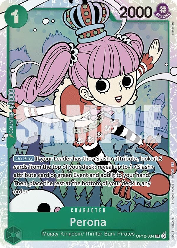 Image for Perona (OP12-034) - One Piece Card Game
