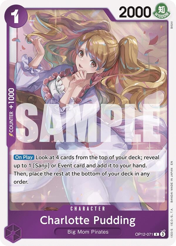 Image for Charlotte Pudding (OP12-071) - One Piece Card Game