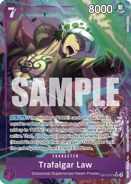 Image for Trafalgar Law (073) (Alternate Art) (OP12-073) - One Piece Card Game