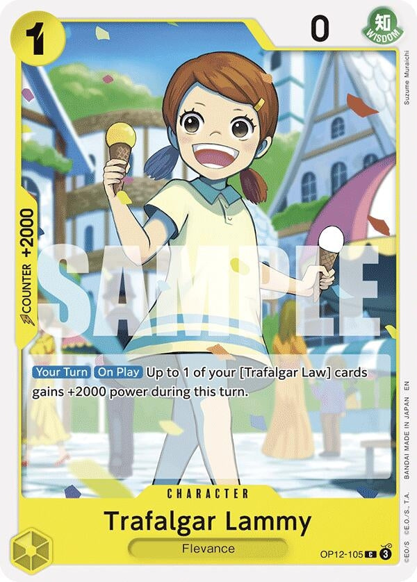 Image for Trafalgar Lammy (OP12-105) - One Piece Card Game
