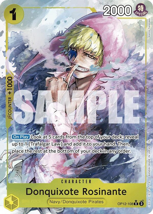 Image for Donquixote Rosinante (108) (Alternate Art) (OP12-108) - One Piece Card Game