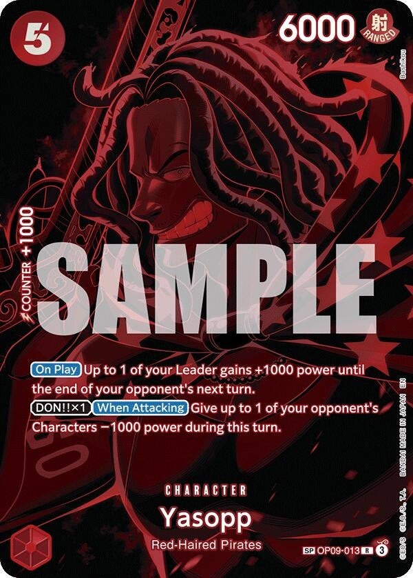 Image for Yasopp (SP) (OP09-013) - One Piece Card Game