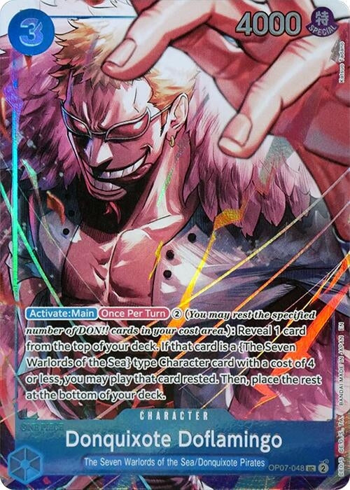 Donquixote Doflamingo (Seven Warlords of the Sea Binder Set) (OP07-048)