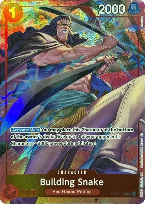 Building Snake (Premium Card Collection -Best Selection Vol. 4-) (OP09-008)