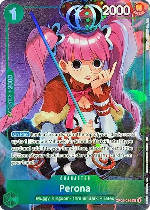 Image for Perona (Illustration Box Vol.4) (OP09-034) - One Piece Card Game