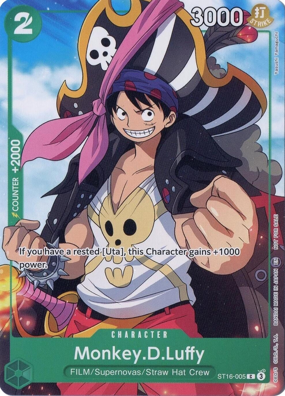 Monkey.D.Luffy (Welcome Pack Vol. 2) (ST16-005)