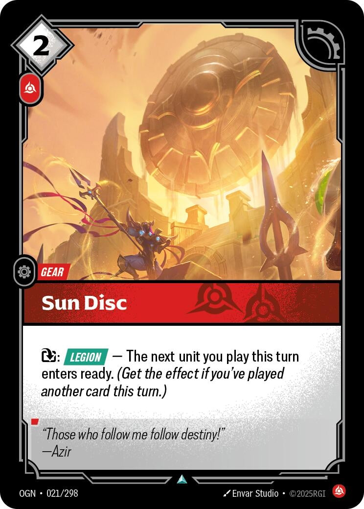 Image for Sun Disc (021/298) - Riftbound: League of Legends Trading Card Game