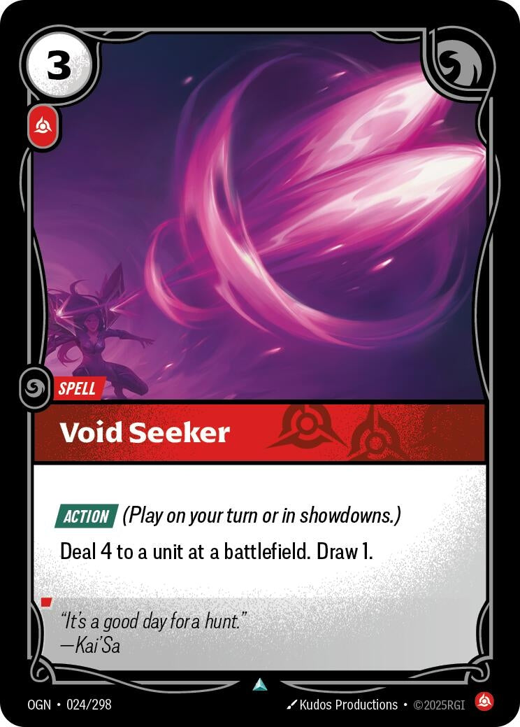 Image for Void Seeker (024/298) - Riftbound: League of Legends Trading Card Game