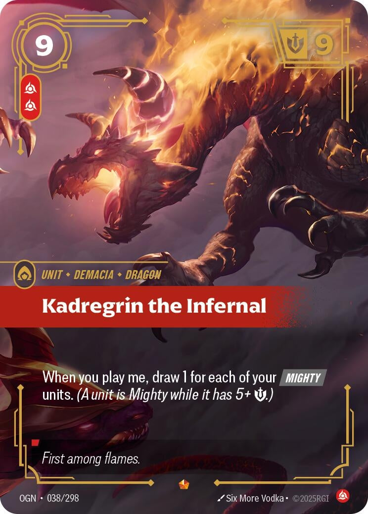 Image for Kadregrin the Infernal (038/298) - Riftbound: League of Legends Trading Card Game