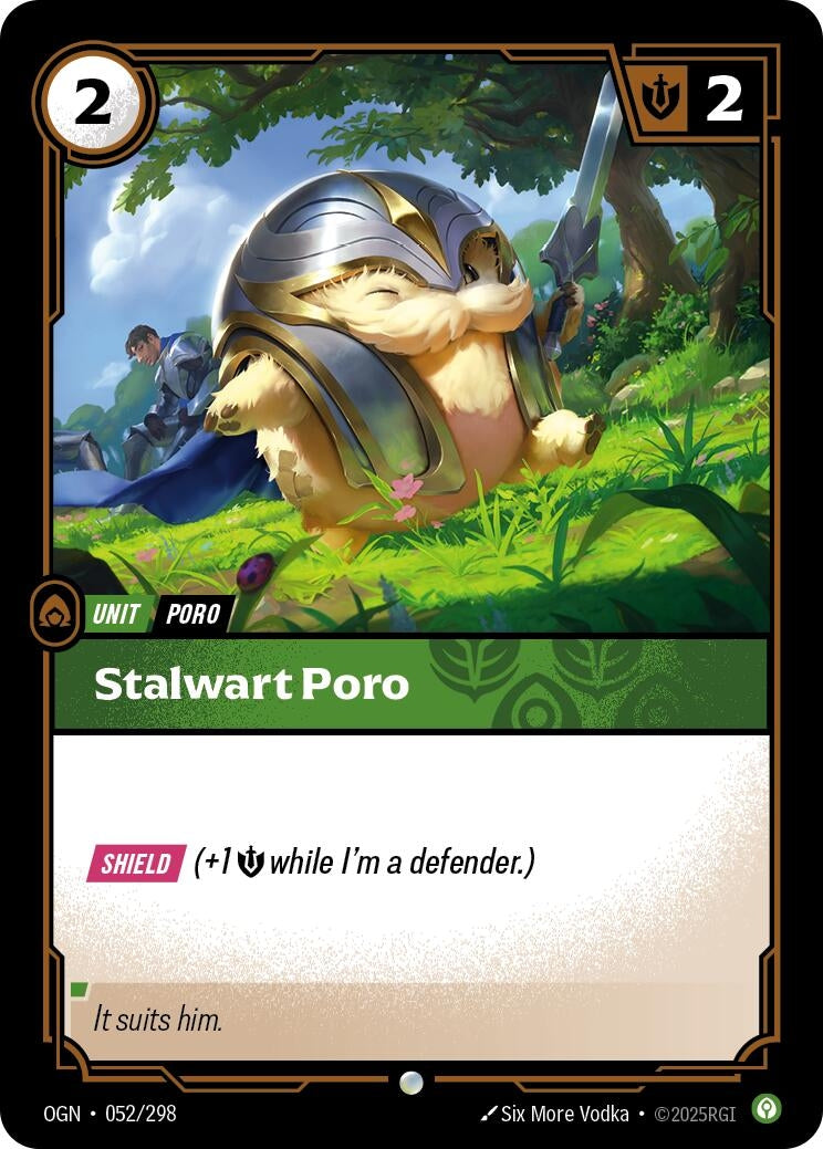 Image for Stalwart Poro (052/298) - Riftbound: League of Legends Trading Card Game