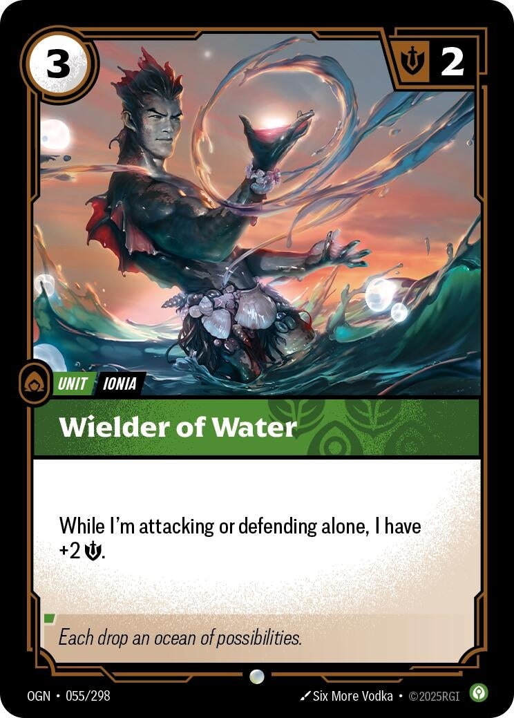 Image for Wielder of Water (055/298) - Riftbound: League of Legends Trading Card Game