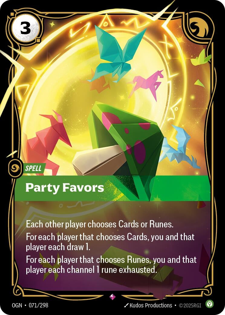 Image for Party Favors (071/298) - Riftbound: League of Legends Trading Card Game