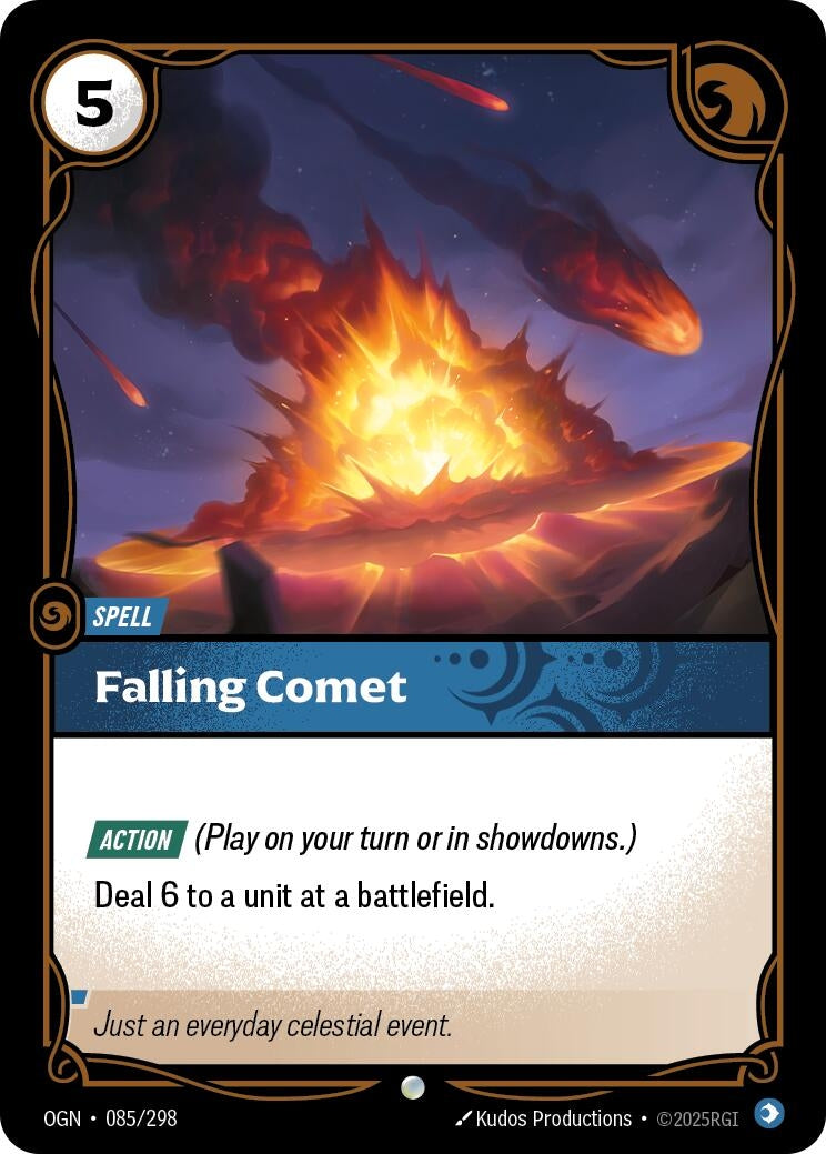 Image for Falling Comet (085/298) - Riftbound: League of Legends Trading Card Game