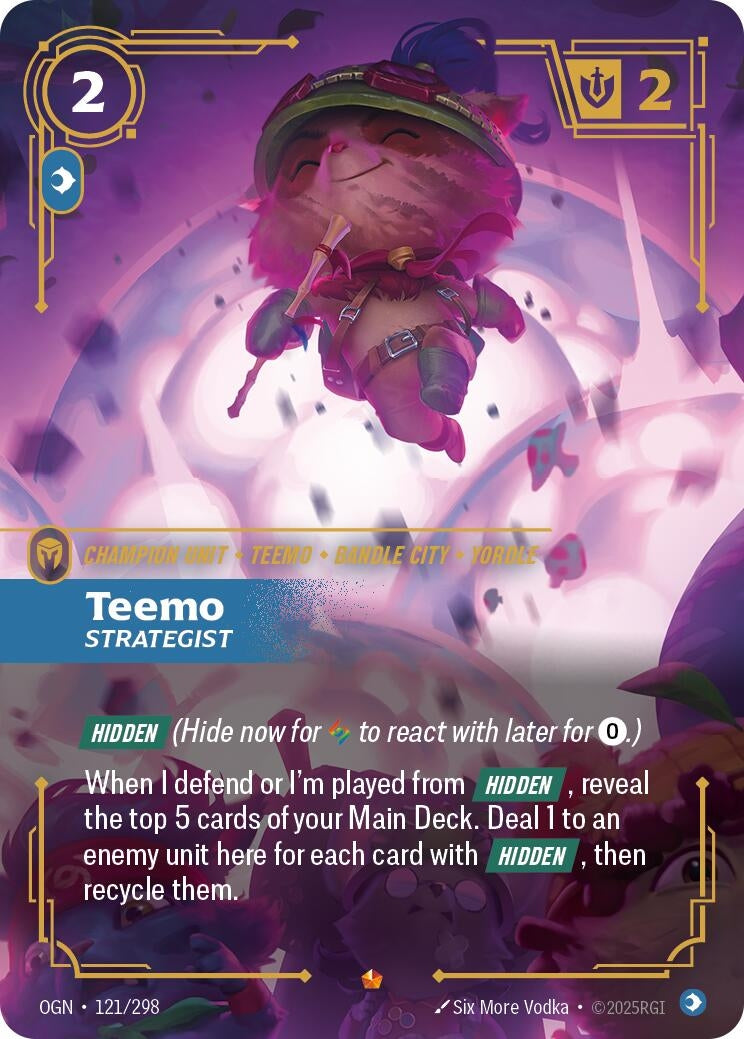Image for Teemo - Strategist (121/298) - Riftbound: League of Legends Trading Card Game