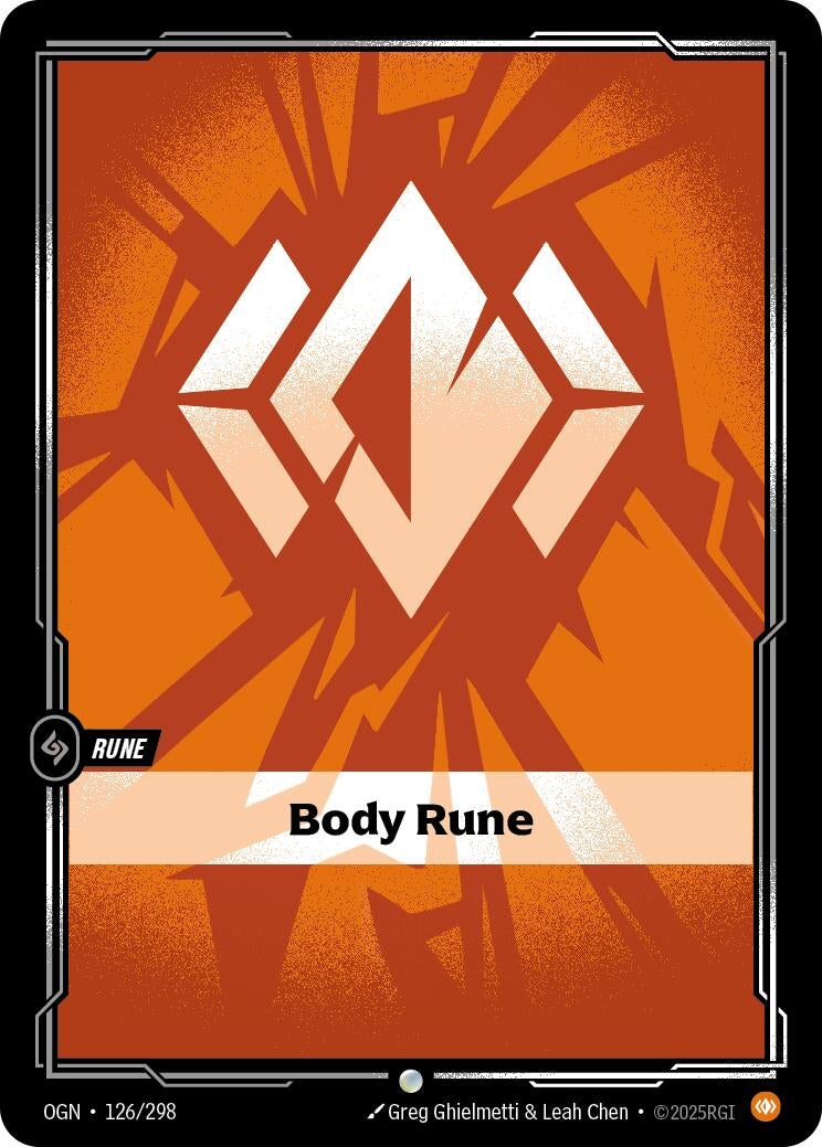 Image for Body Rune (126/298) - Riftbound: League of Legends Trading Card Game