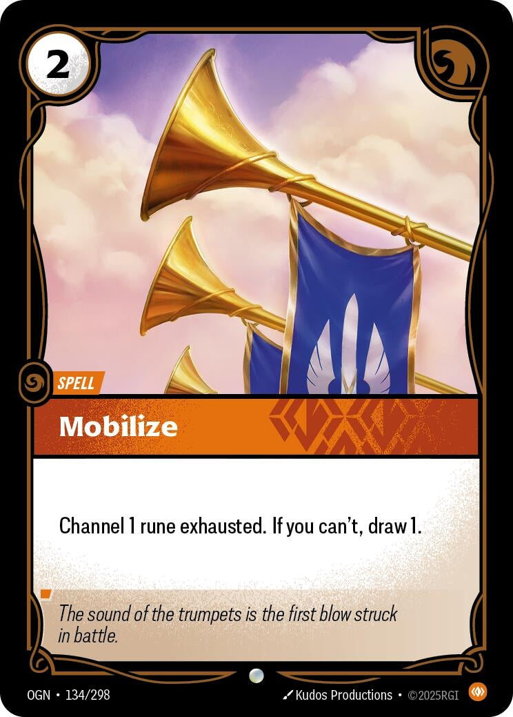 Image for Mobilize (134/298) - Riftbound: League of Legends Trading Card Game