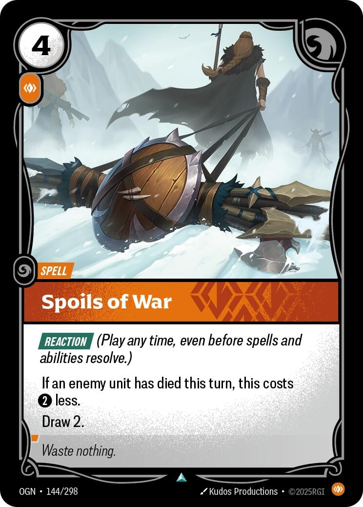 Image for Spoils of War (144/298) - Riftbound: League of Legends Trading Card Game