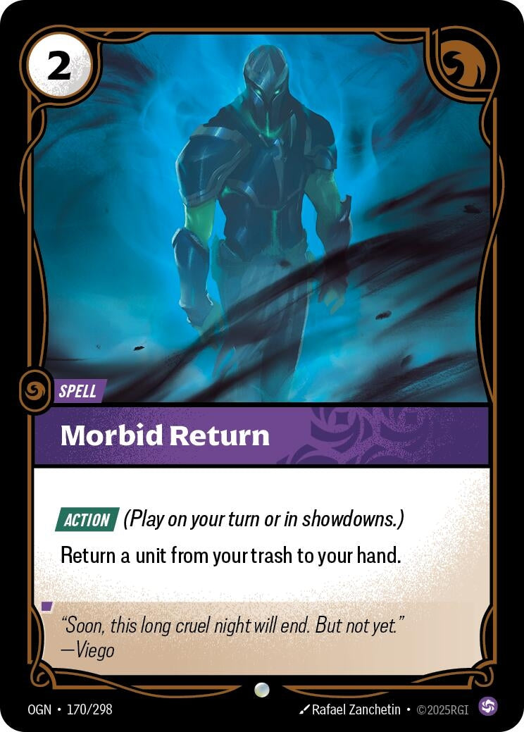 Image for Morbid Return (170/298) - Riftbound: League of Legends Trading Card Game