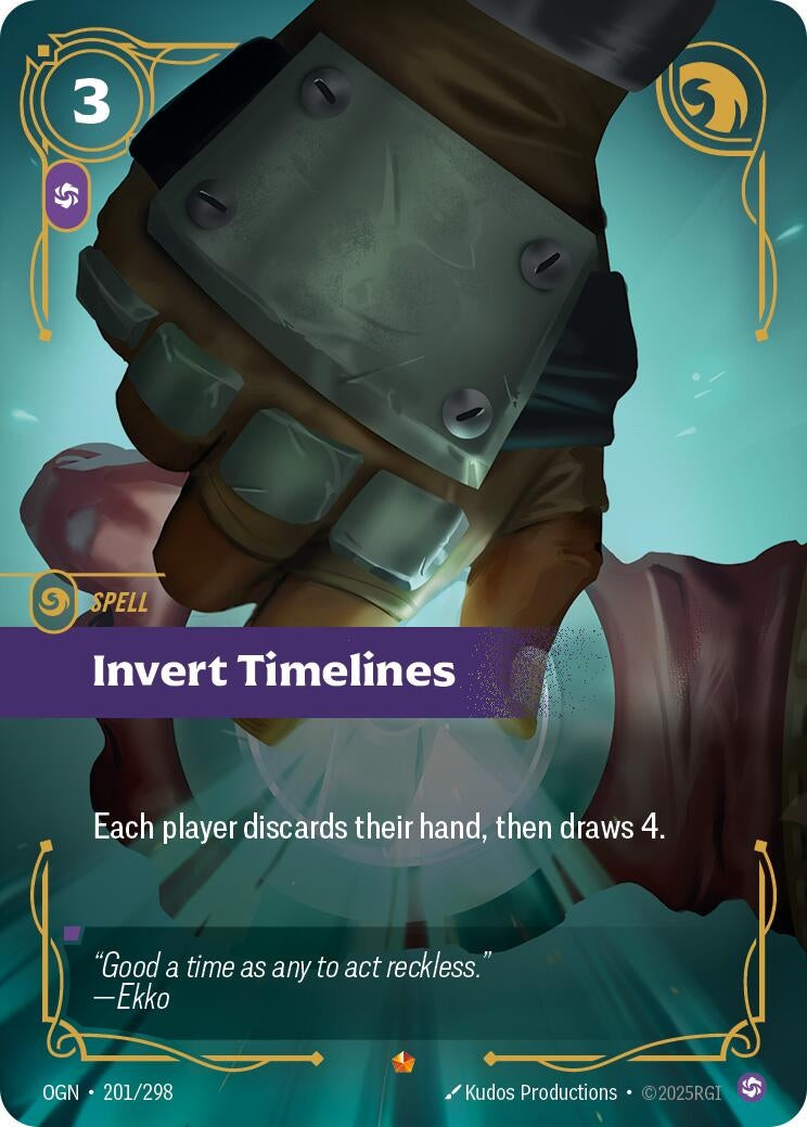 Image for Invert Timeline (201/298) - Riftbound: League of Legends Trading Card Game