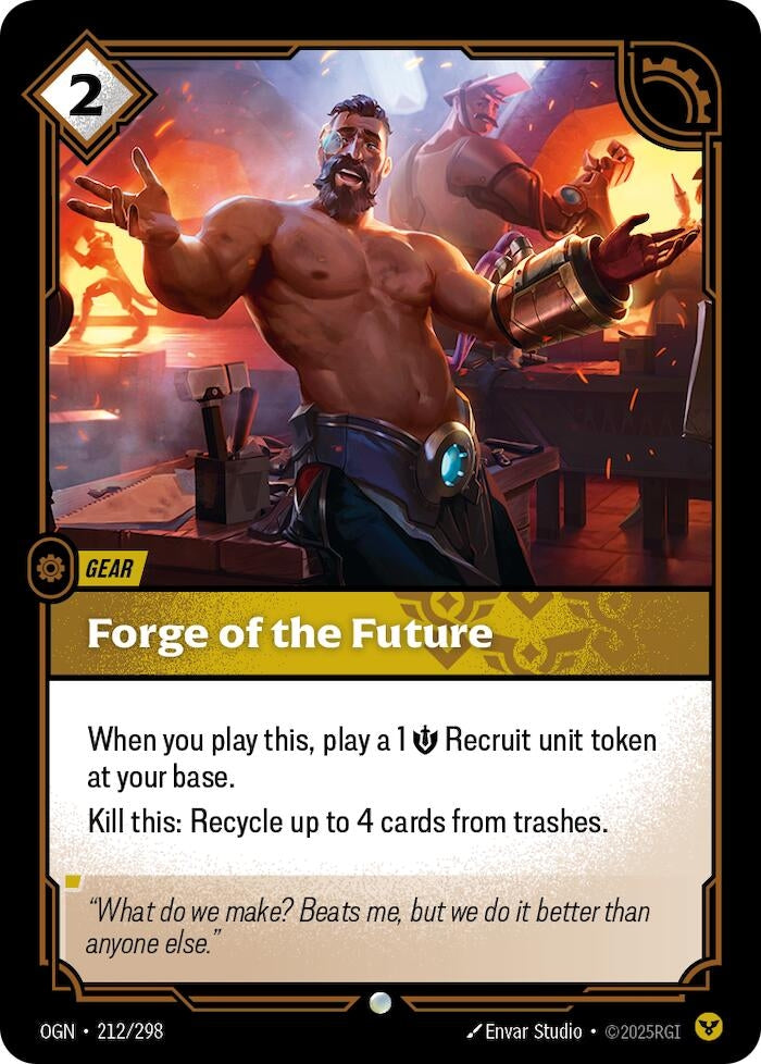 Image for Forge of the Future (212/298) - Riftbound: League of Legends Trading Card Game