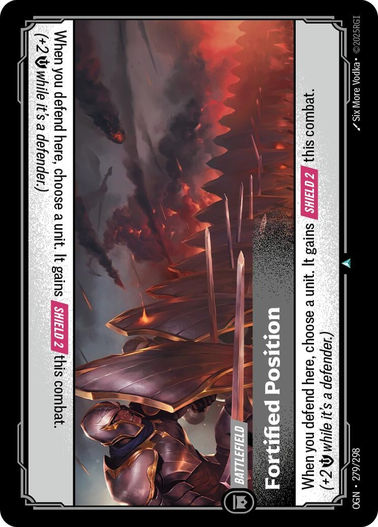 Image for Fortified Position (279/298) - Riftbound: League of Legends Trading Card Game