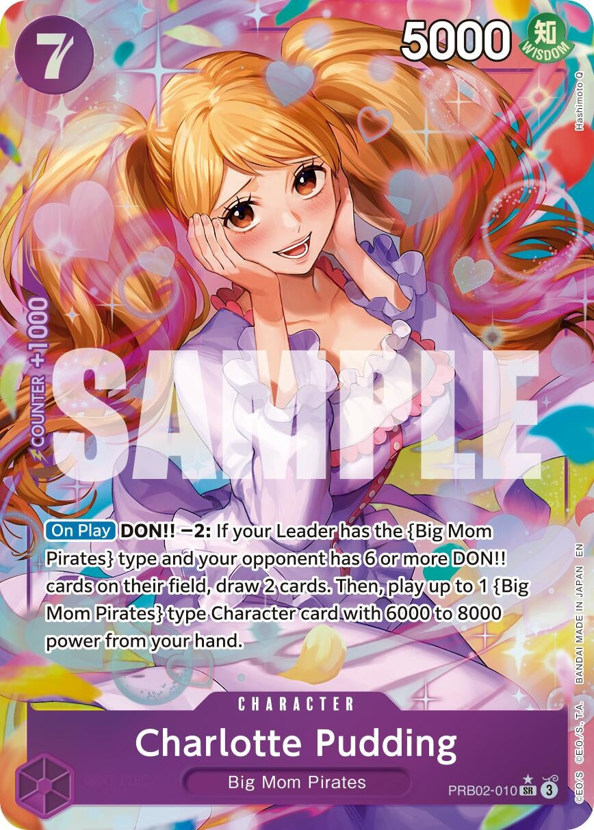 Image for Charlotte Pudding - PRB02-010 (Alternate Art) (PRB02-010) - One Piece Card Game