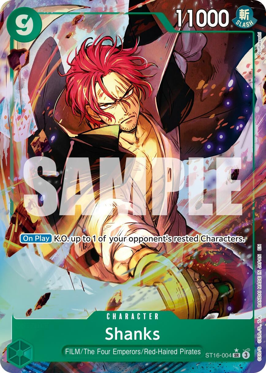Image for Shanks - ST16-004 (Alternate Art) (ST16-004) - One Piece Card Game