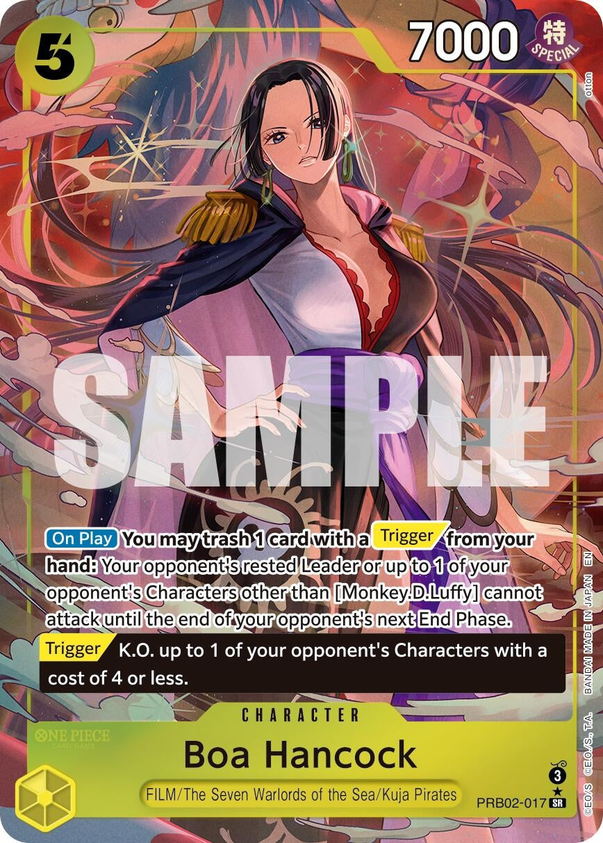 Image for Boa Hancock (Alternate Art) (PRB02-017) - One Piece Card Game