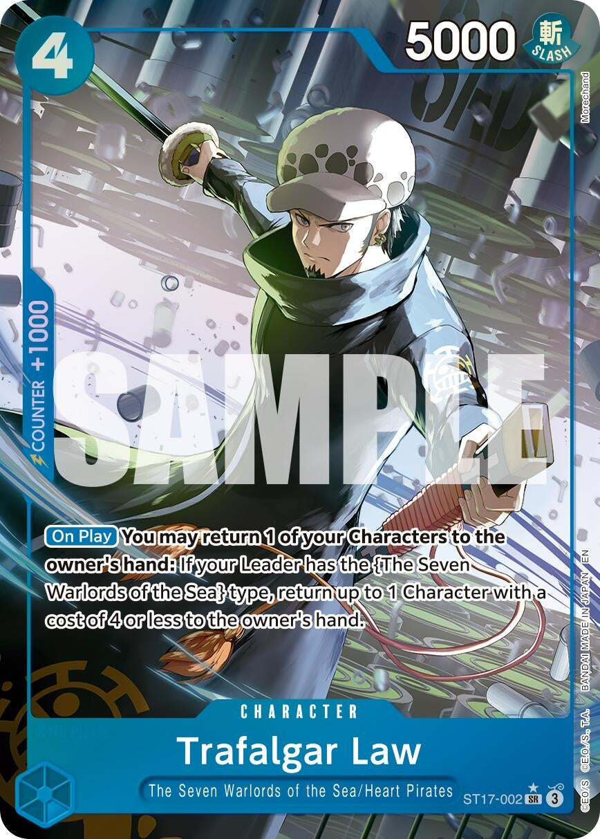 Image for Trafalgar Law - ST17-002 (Alternate Art) (ST17-002) - One Piece Card Game