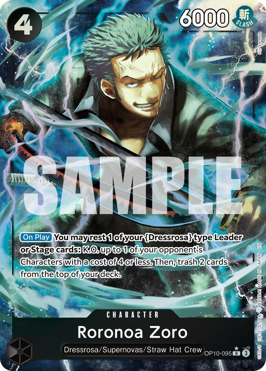 Image for Roronoa Zoro - OP10-095 (Alternate Art) (OP10-095) - One Piece Card Game