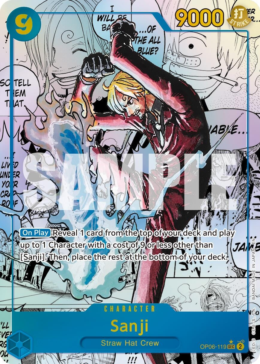 Image for Sanji - OP06-119 (Manga) (OP06-119) - One Piece Card Game