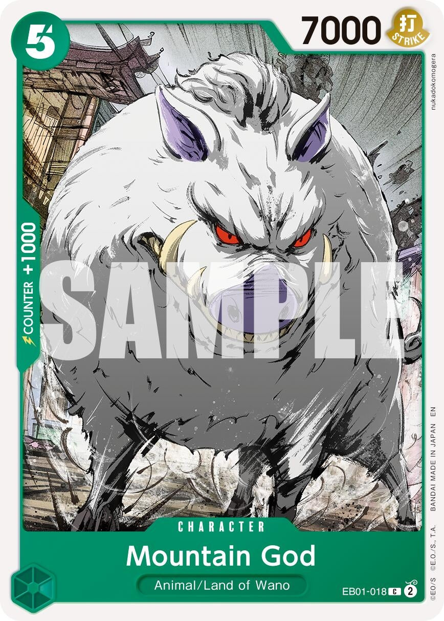 Image for Mountain God (Reprint) (EB01-018) - One Piece Card Game