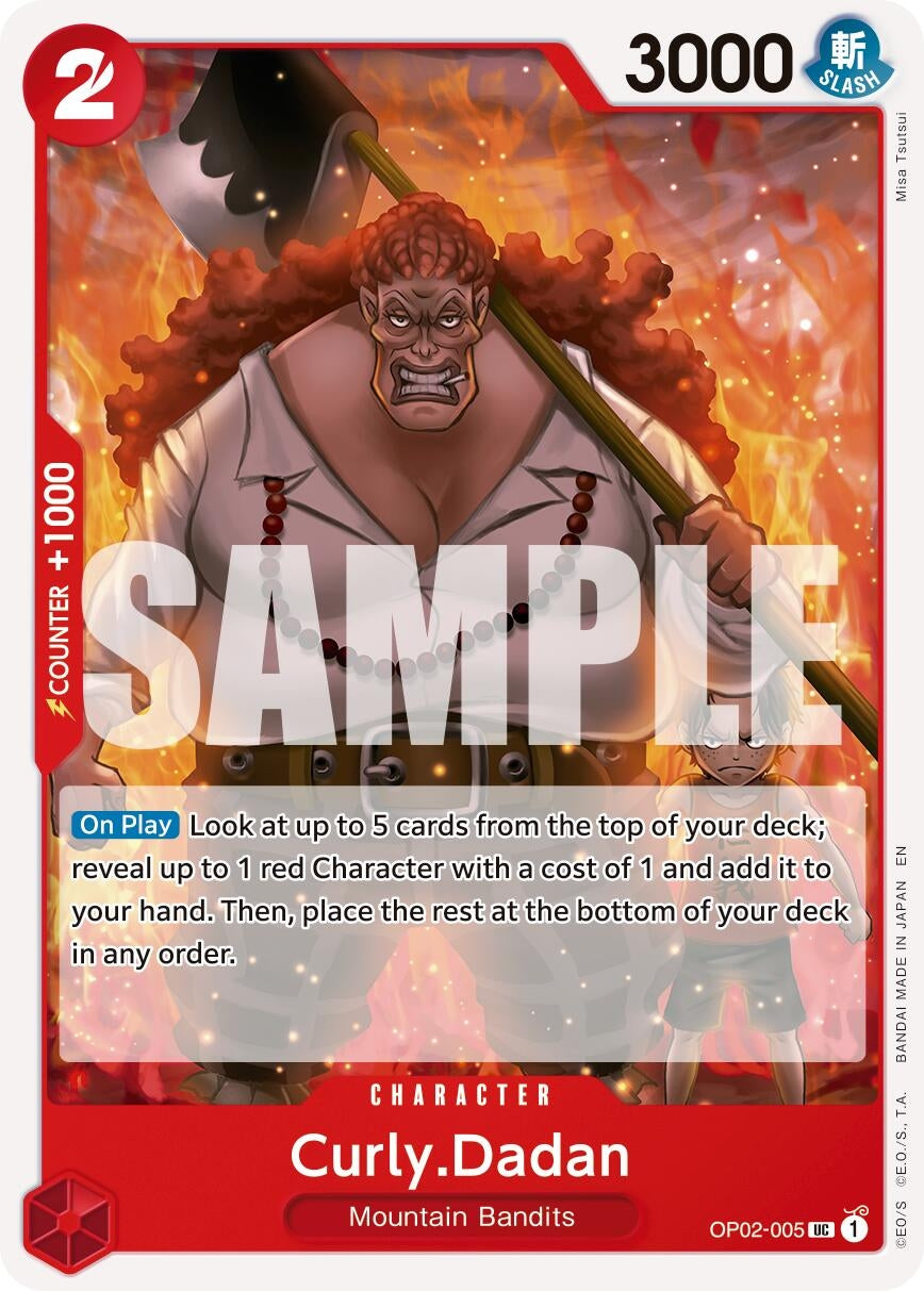 Image for Curly.Dadan (Reprint) (OP02-005) - One Piece Card Game
