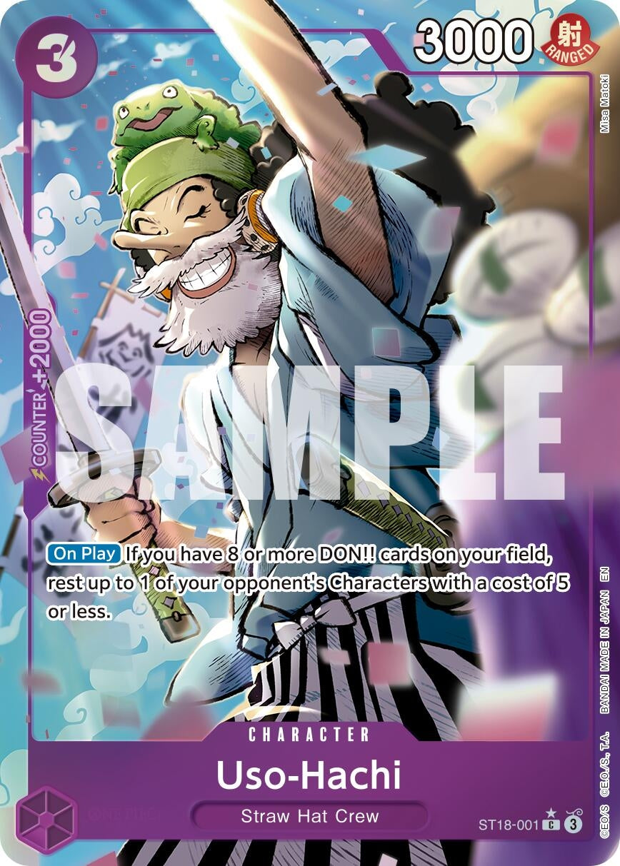 Image for Uso-Hachi (Alternate Art) (ST18-001) - One Piece Card Game