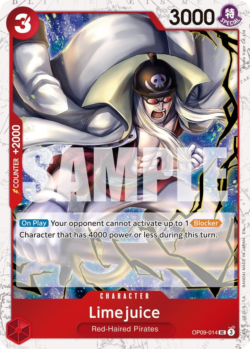 Image for Limejuice (Pirate Foil) (OP09-014) - One Piece Card Game