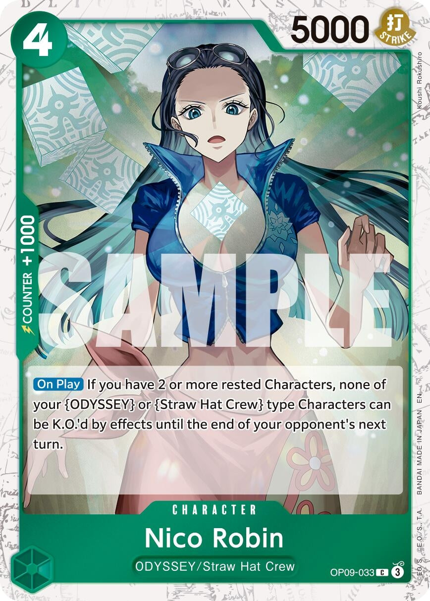 Image for Nico Robin - OP09-033 (Pirate Foil) (OP09-033) - One Piece Card Game