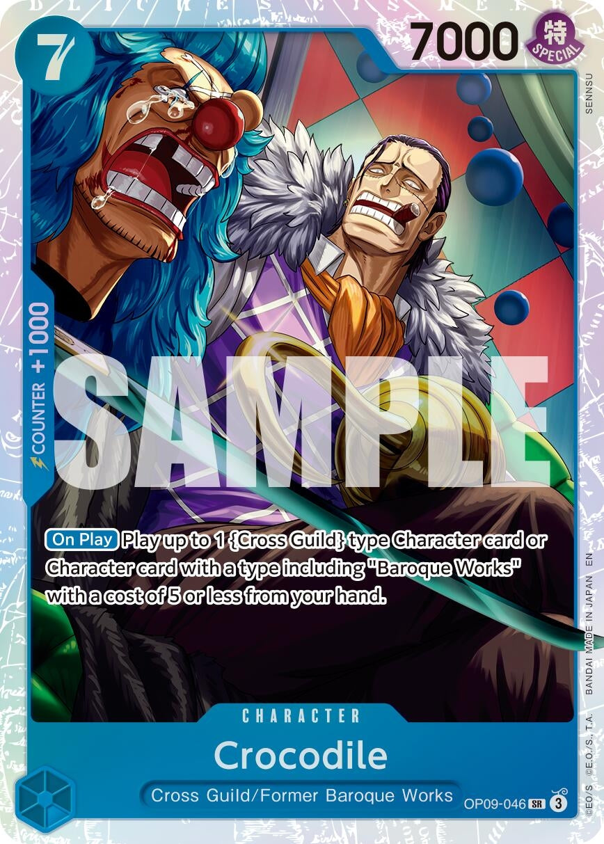 Image for Crocodile - OP09-046 (Reprint) (OP09-046) - One Piece Card Game