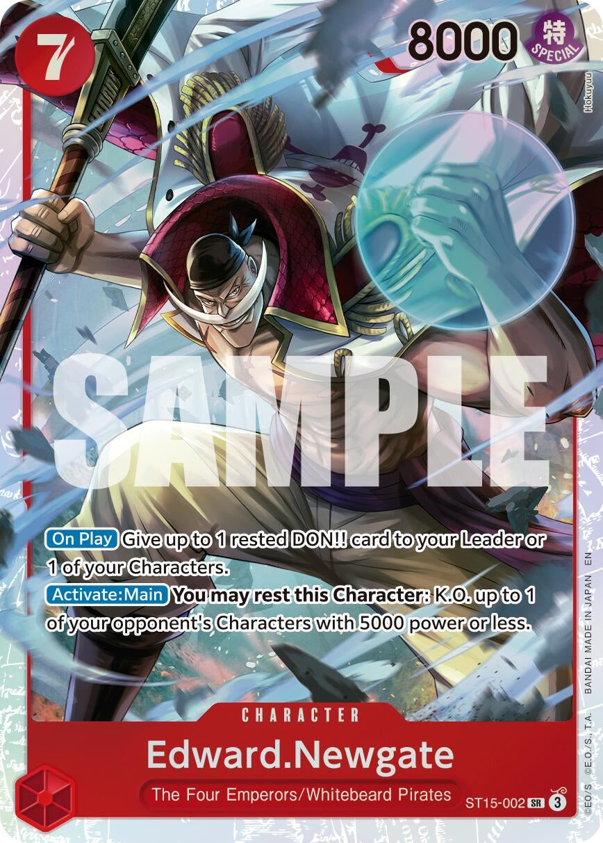 Image for Edward.Newgate - ST15-002 (Reprint) (ST15-002) - One Piece Card Game