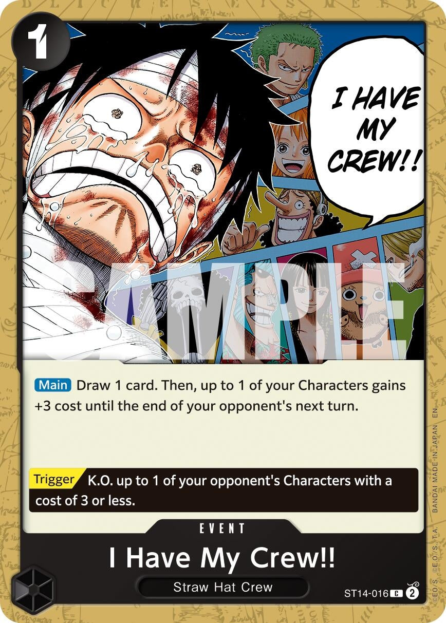 Image for I Have My Crew!! (Reprint) (ST14-016) - One Piece Card Game