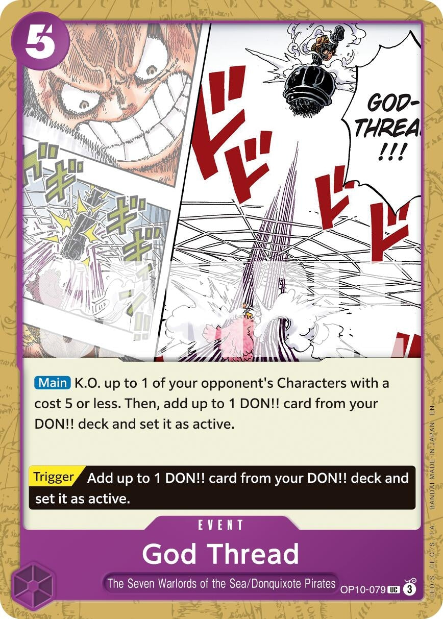Image for God Thread (Reprint) (OP10-079) - One Piece Card Game