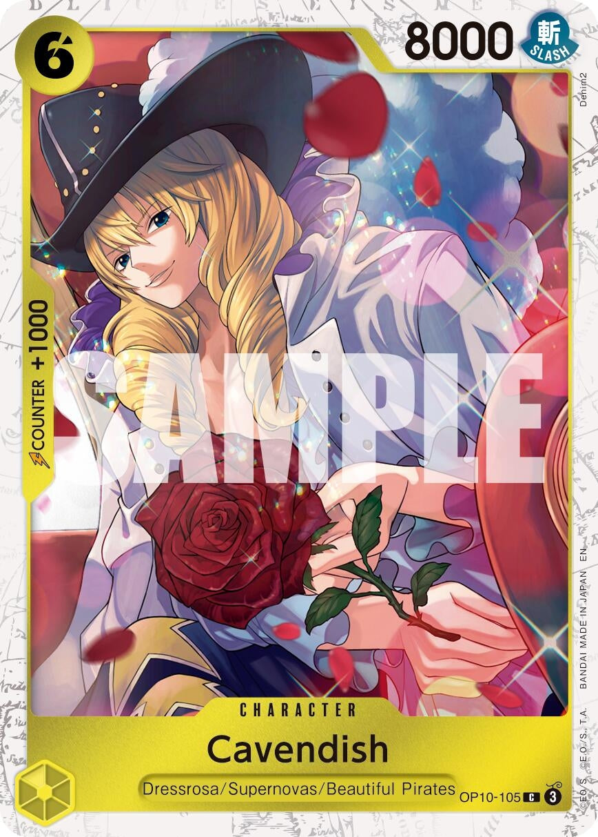 Image for Cavendish - OP10-105 (Pirate Foil) (OP10-105) - One Piece Card Game