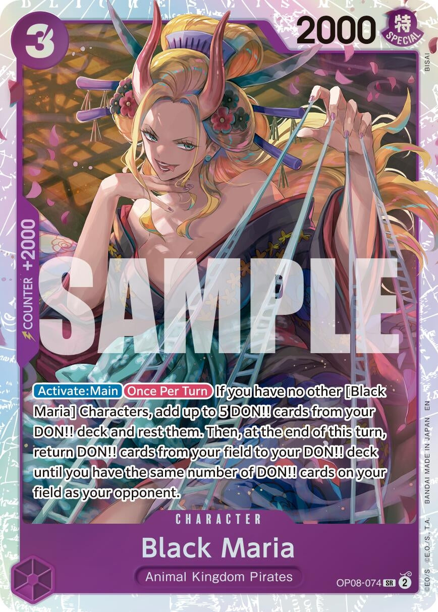 Image for Black Maria (Reprint) (OP08-074) - One Piece Card Game