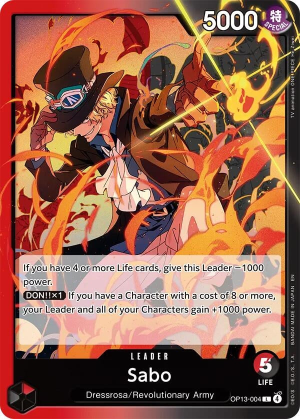 Image for Sabo (004) (OP13-004) - One Piece Card Game