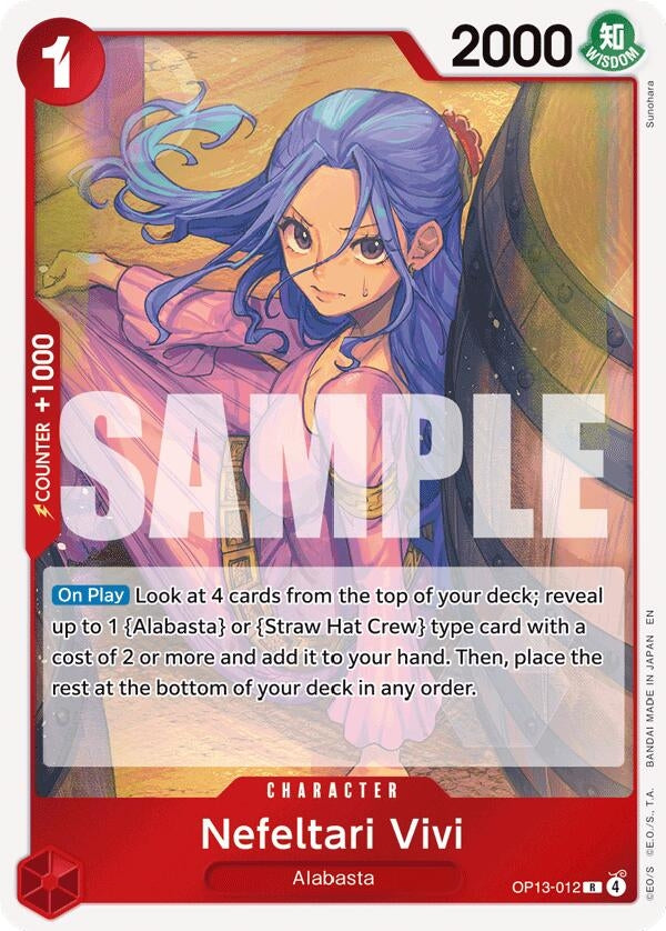 Image for Nefeltari Vivi (OP13-012) - One Piece Card Game