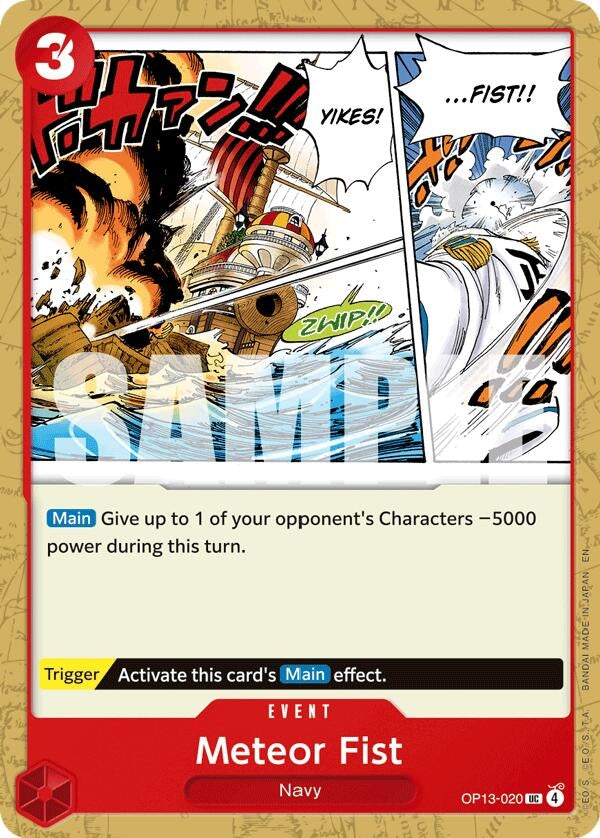 Image for Meteor Fist (OP13-020) - One Piece Card Game