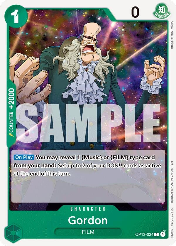 Image for Gordon (OP13-024) - One Piece Card Game