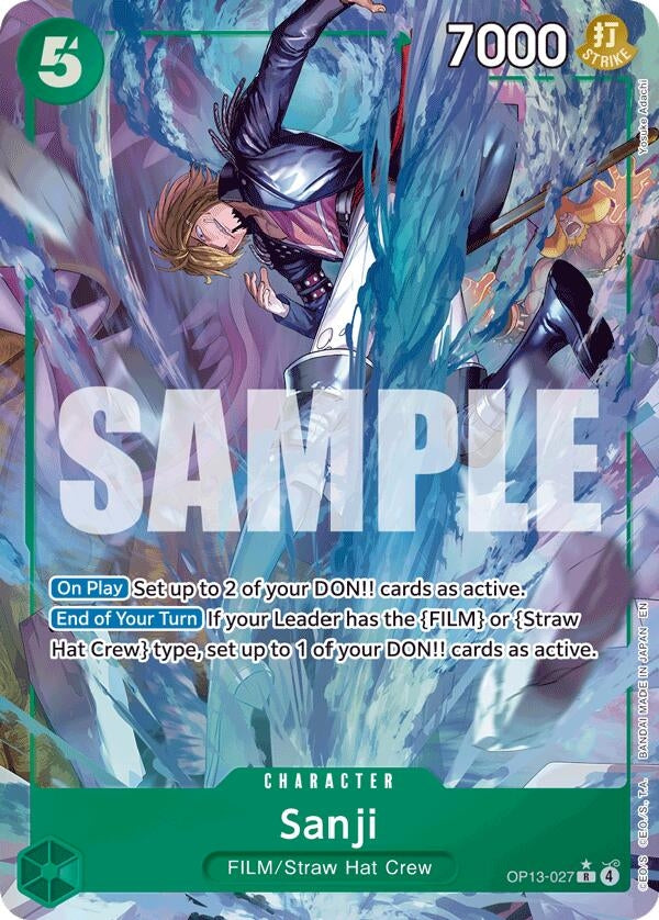 Image for Sanji (Alternate Art) (OP13-027) - One Piece Card Game