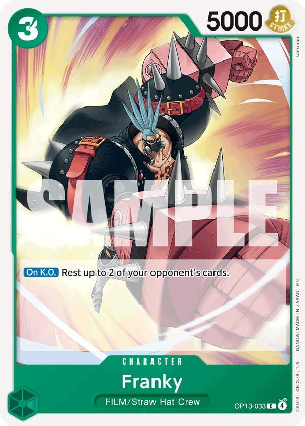 Image for Franky (OP13-033) - One Piece Card Game