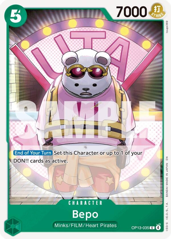 Image for Bepo (OP13-035) - One Piece Card Game