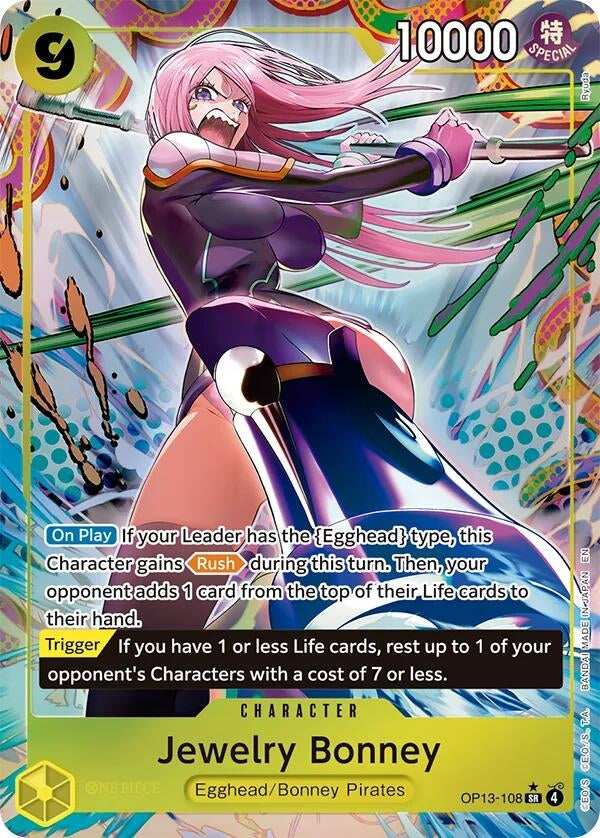 Image for Jewelry Bonney (108) (Alternate Art) (OP13-108) - One Piece Card Game